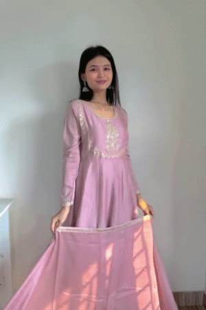 Women’s Embroidered Anarkali Kurta Pant Set With Dupatta The Perfect Blend of Tradition and Modern Elegance