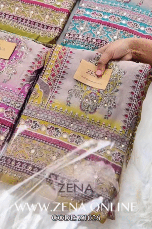 Embrace Tradition with a Personal Touch: The Magic of Embellished Unstitched Dress Material