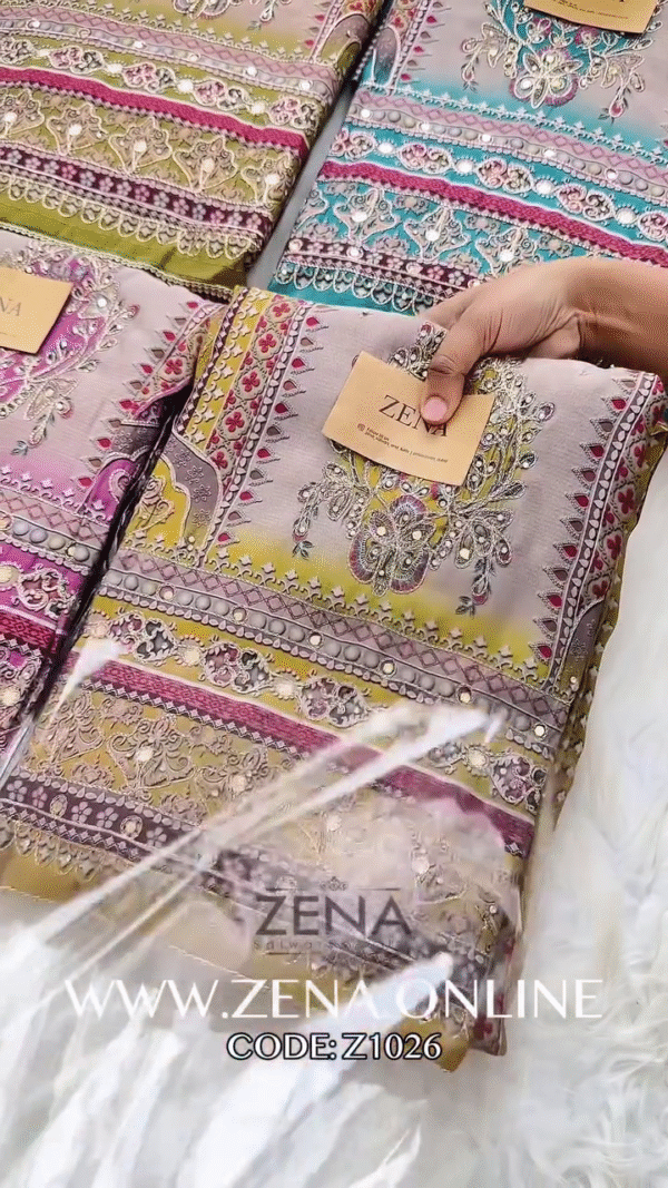 Embrace Tradition with a Personal Touch: The Magic of Embellished Unstitched Dress Material